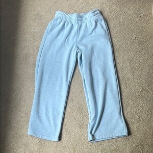 Athleta Girl Blue Wide Leg Sweatpants